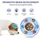 Interactive Dog Puzzle Toy – Treat Dispensing Brain Game for Smart Dogs (Levels 1–3)