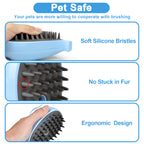 Steam Cat Brush for Shedding – Gentle Mist Deshedding & Massage Brush for Cats & Dogs