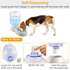 3.5L Automatic Pet Water Dispenser – Gravity-Fed Water Feeder for Dogs & Cats