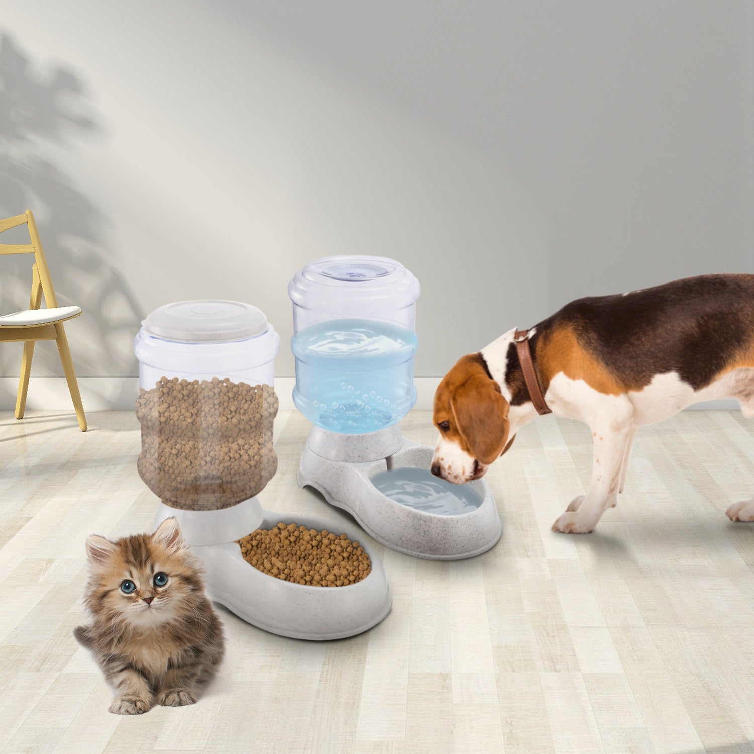 3.5L Automatic Pet Water Dispenser – Gravity-Fed Water Feeder for Dogs & Cats