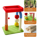 Cat Tree with Built-In Bed – Multi-Level Cat Condo with Sisal Scratching Posts