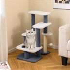 2-in-1 Cat Stairs & Cat Tree with Sisal Scratching Post – 4-Level Pet Steps for Senior Cats & Small Dogs