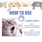 No-Brushing Pet Oral Care Spray for Dogs & Cats – Fresh Breath & Dental Care