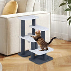 2-in-1 Cat Stairs & Cat Tree with Sisal Scratching Post – 4-Level Pet Steps for Senior Cats & Small Dogs