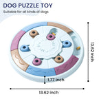 Interactive Dog Puzzle Toy – Treat Dispensing Brain Game for Smart Dogs (Levels 1–3)