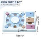 Interactive Dog Puzzle Toy – Treat Dispensing Brain Game for Smart Dogs (Levels 1–3)