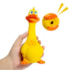 Squeaky Duck Latex Dog Chew Toy – Interactive Chew & Boredom Buster for Puppies & Dogs